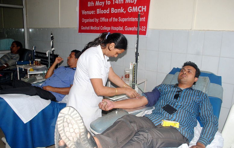 Blood donation camp begins at GMCH