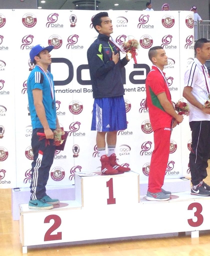 Shiva strikes gold in Doha