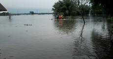 MLA visits flooded Salakati road