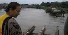 Flood disrupts road network