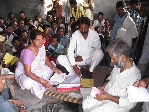 Gram Pradhans tried to disrupt the citizen's social audit