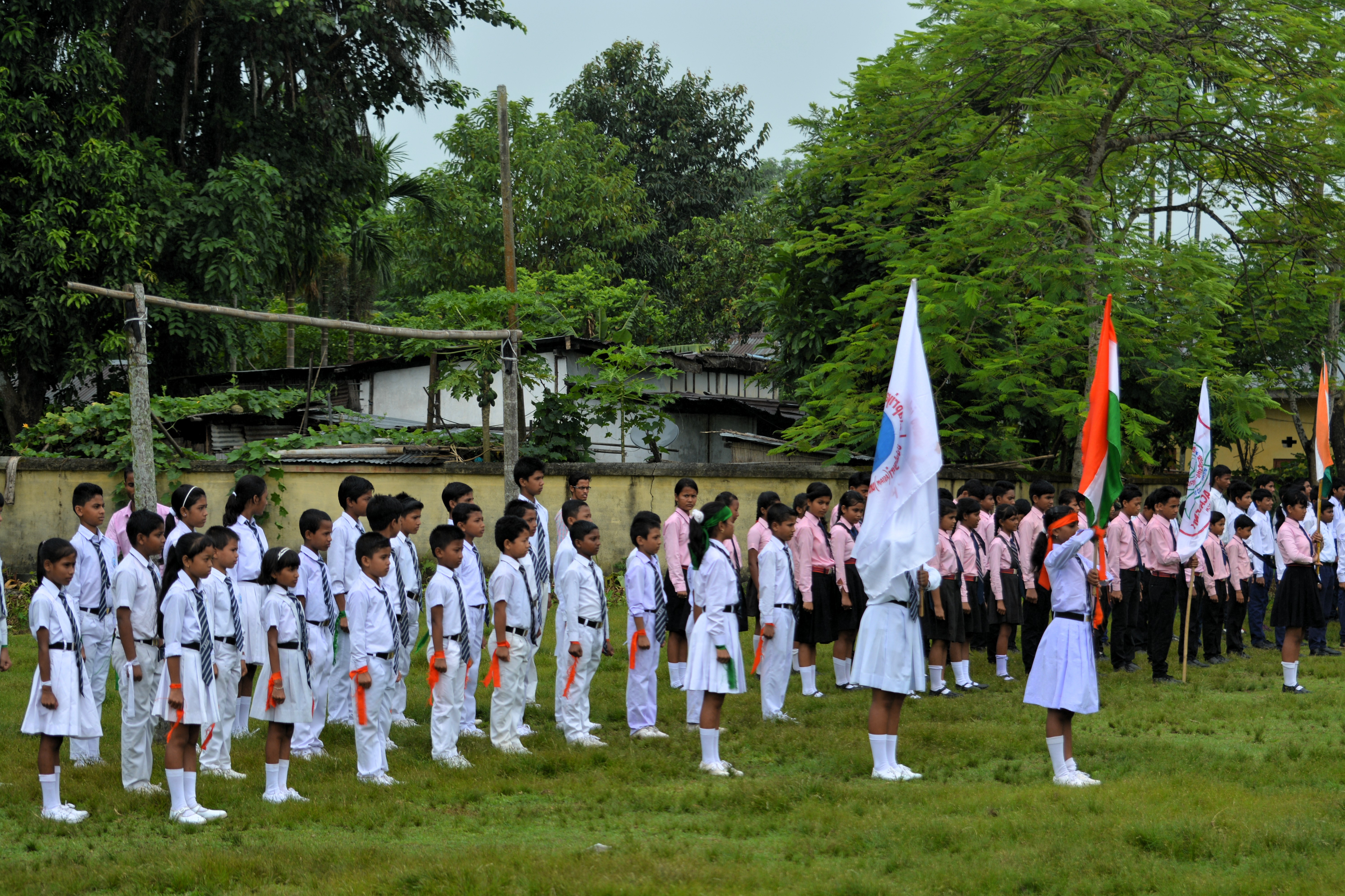 I-Day celebrated  at Kalaigaon and Tangla