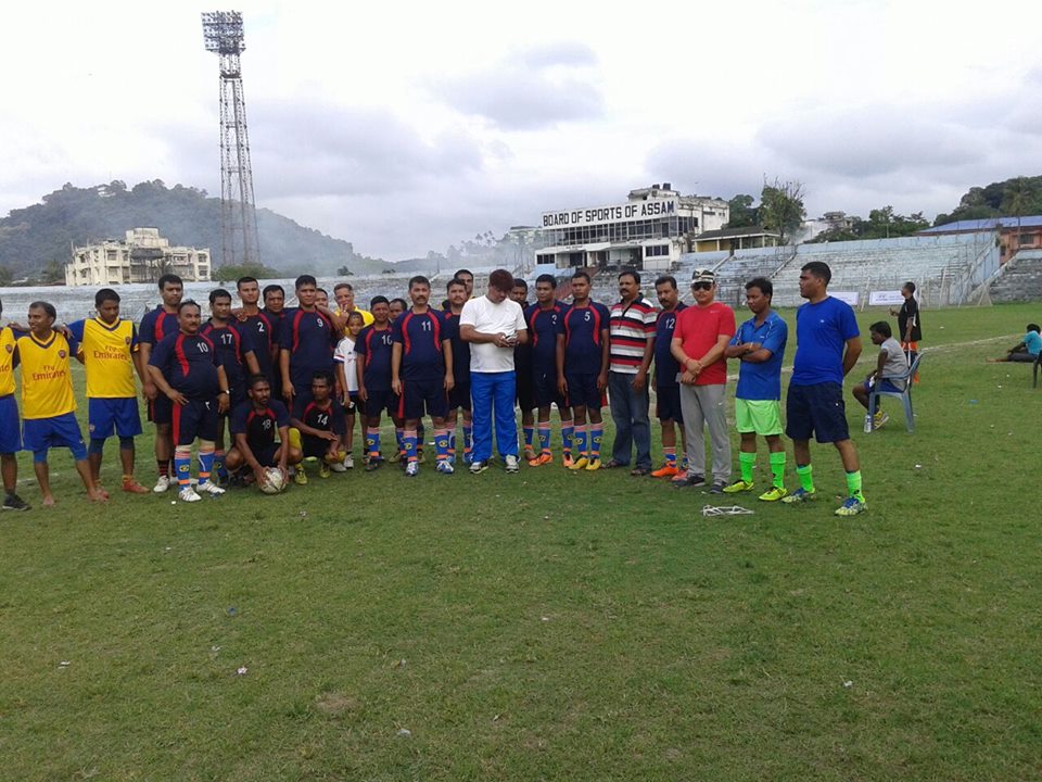 Friendly football match  on I-Day