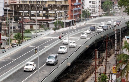 Bhangagarh flyover open for public