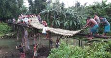Tale of a dilapidated wooden bridge