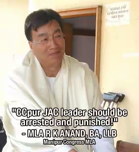 Manipur Cong MLA hits out at JAC 