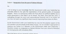 Arunachal tourism minister quits