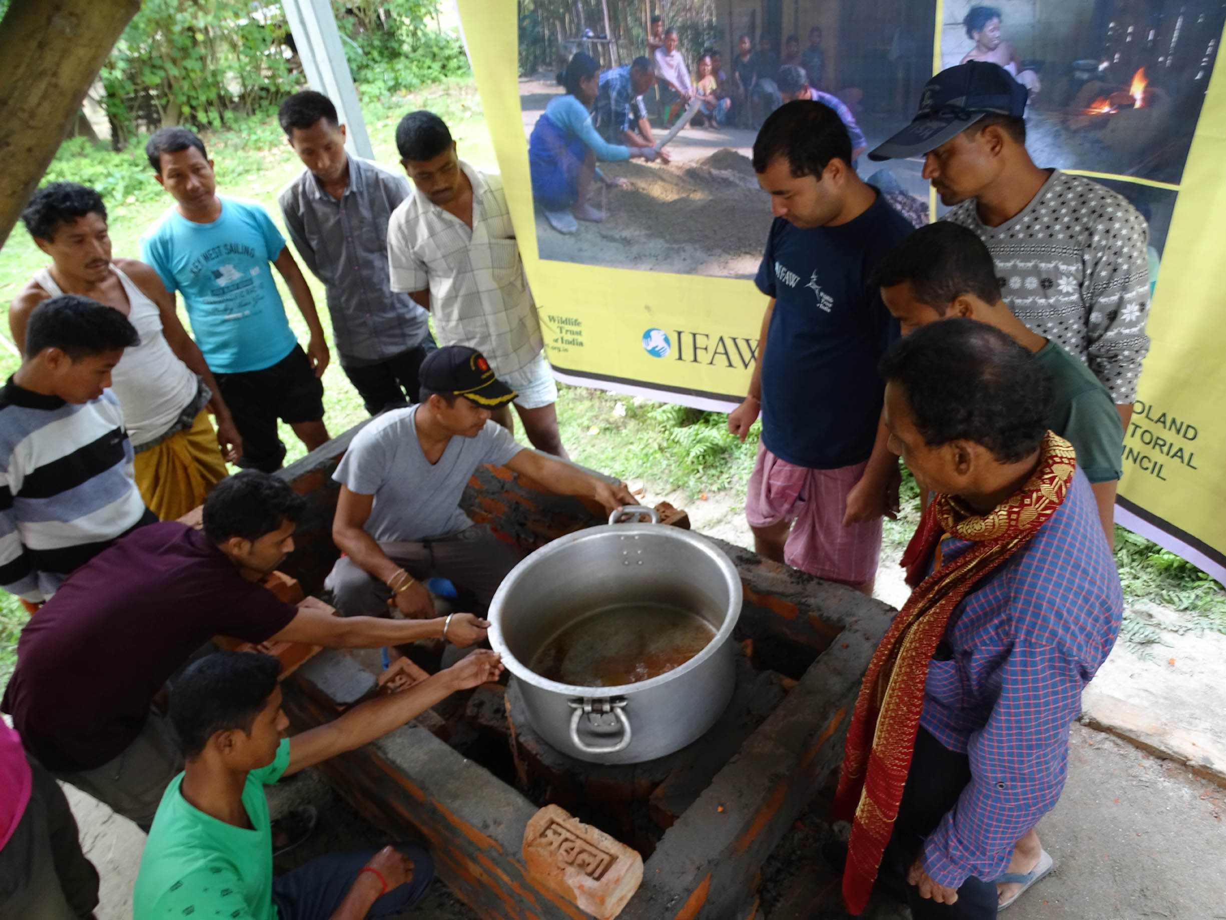 Improved Chulha for the villagers