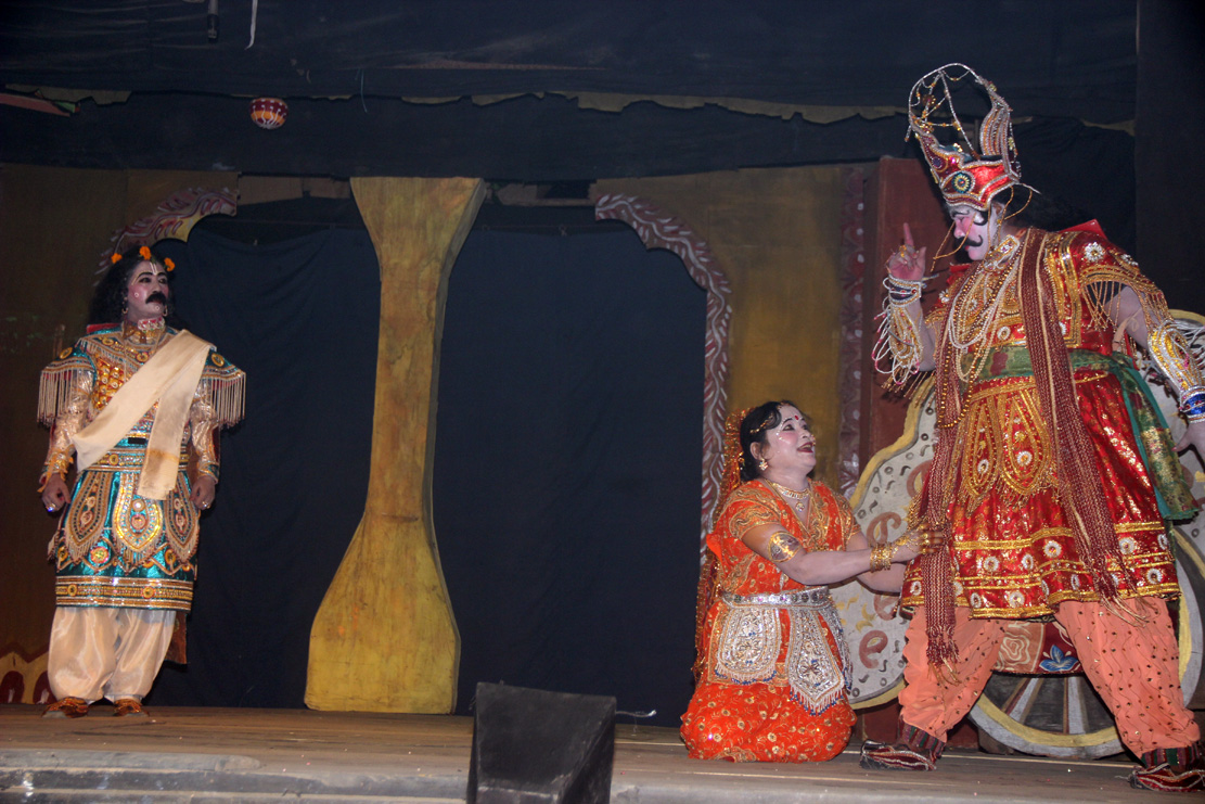 Women stages Ras Leela in Gogamukh