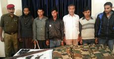 Six arrested