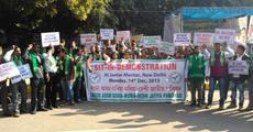 Dharna in Delhi for ethnic identity
