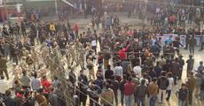 War like scene in Arunachal capital  