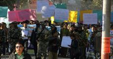 Non stop protest against Rajkhowa, Kalikho