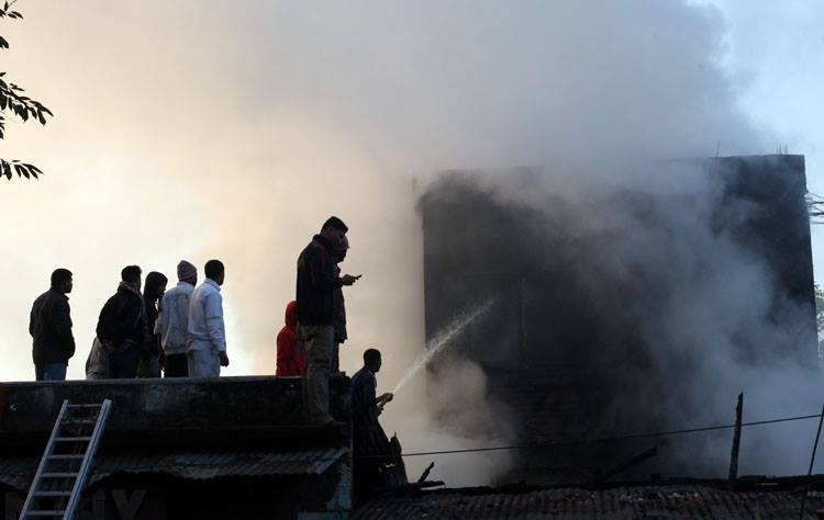 Fire at Bokakhat