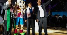 Gogoi poses for selfie with Tikhor