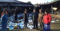 Fire devours DEM Hr. Sec School