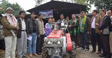 Power tiller distributed