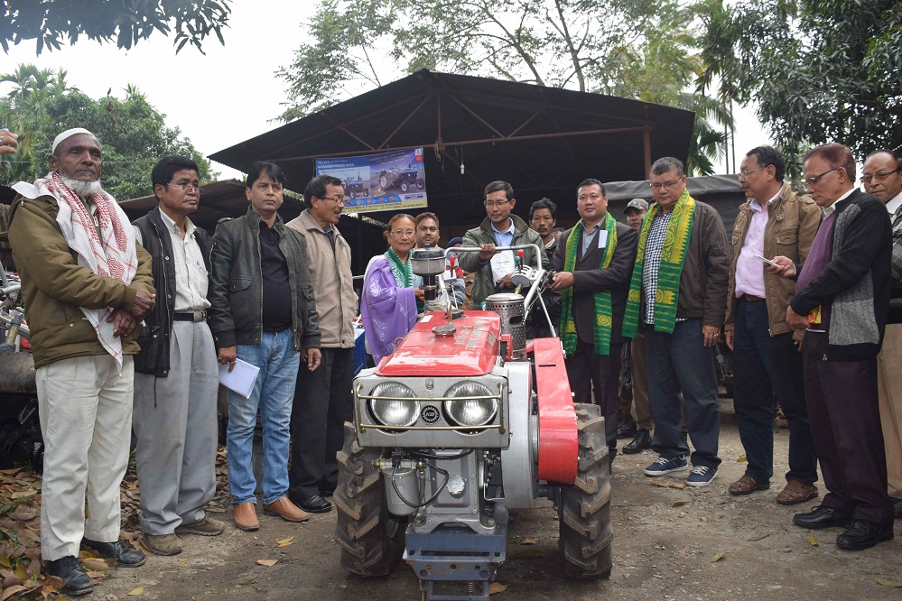 Power tiller distributed