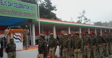 Hagrama hoists national tri-colour flag