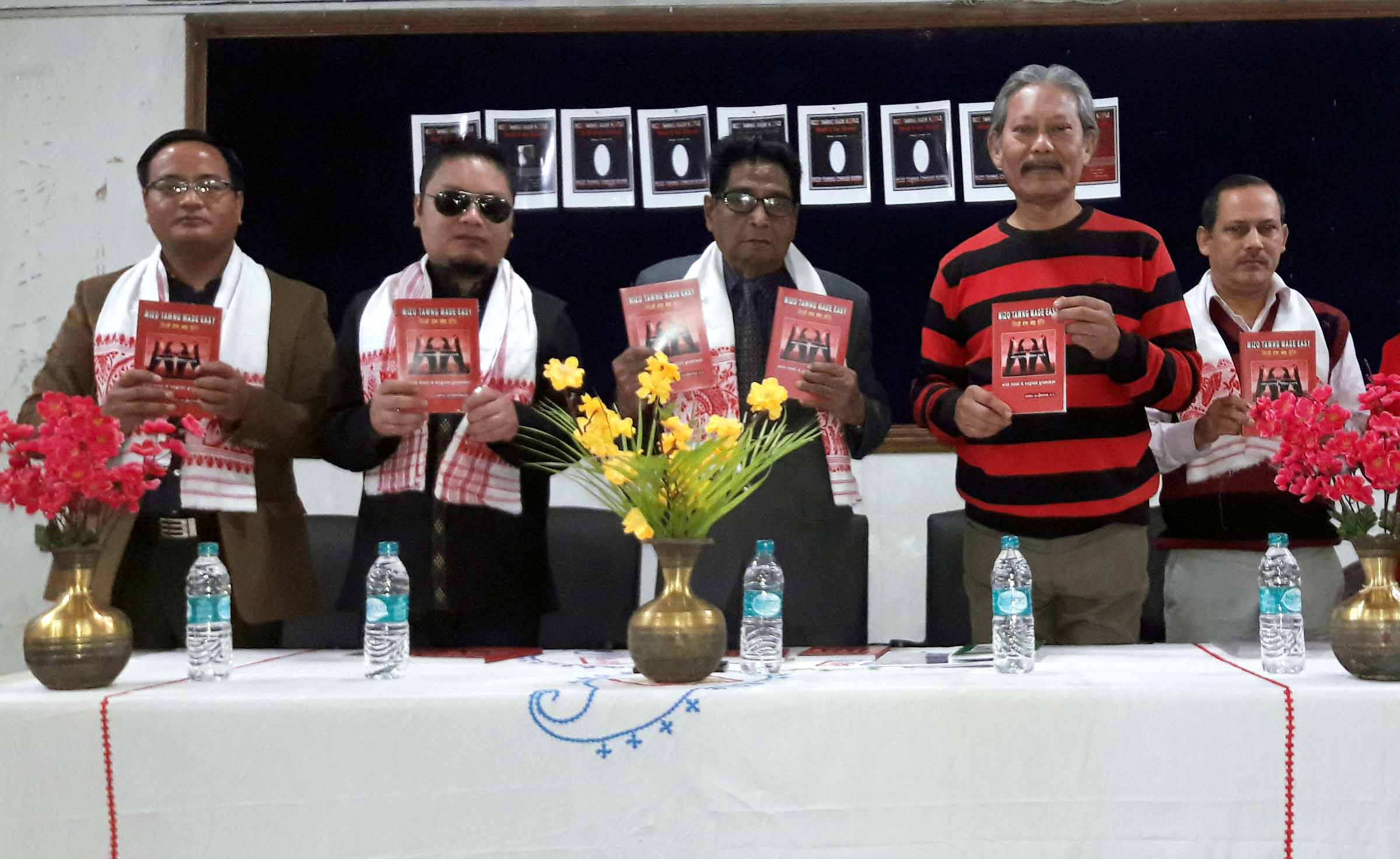 Mizo Tawng Made Easy released at press club