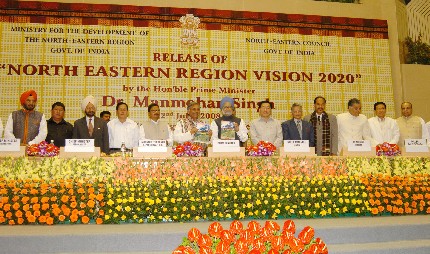 PM Releases North Eastern Region Vision 2020 Document
