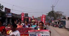 AIMSS took out protest rally