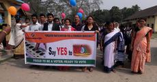 Voter awareness rally at Tangla 
