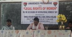 International Womens' Day at Tangla College 