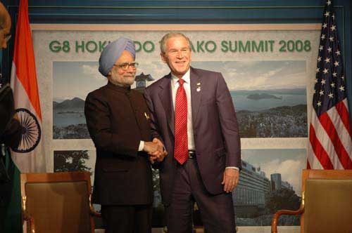 Prime Minister meets George Bush