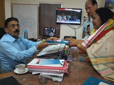 Candidates from different parties files nomination