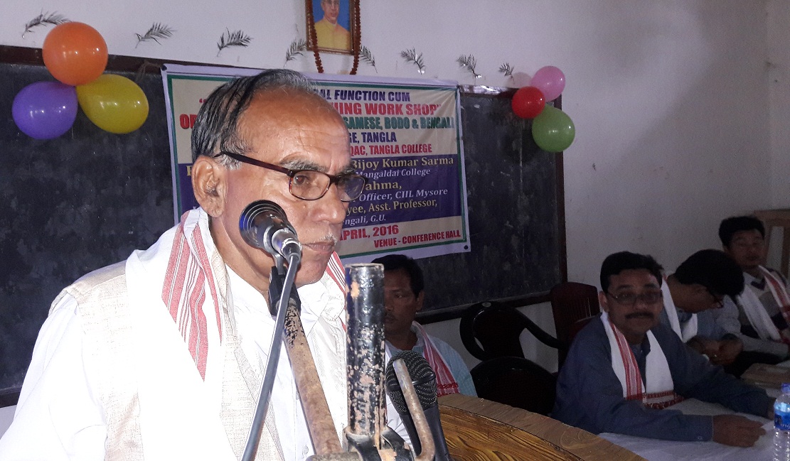 Language teaching workshop held at Tangla College 