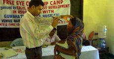 Eye check-up camp for elders