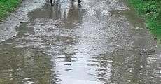 Waterlogging and flashfloods in Tangla 