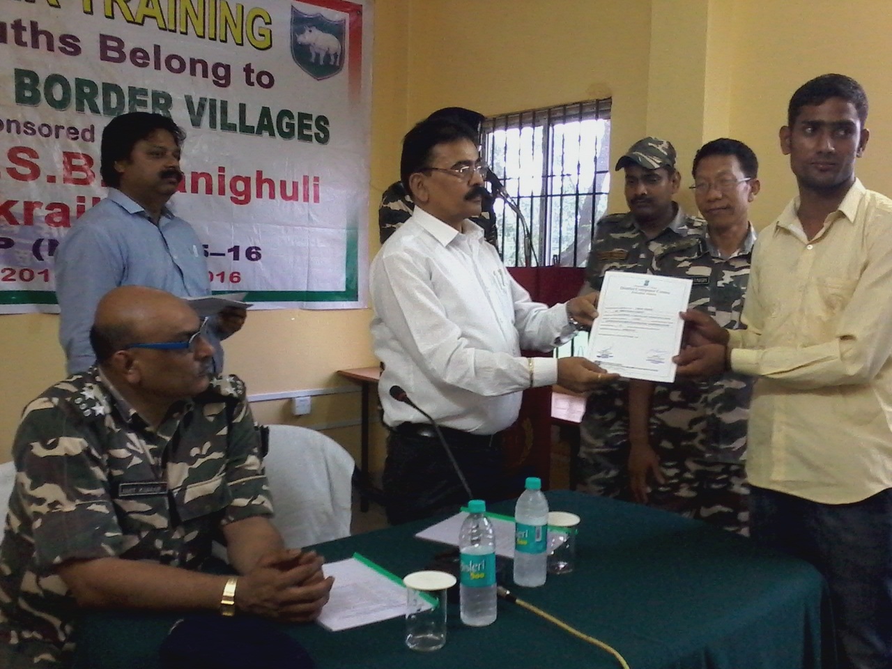 Computer training certificate distributed