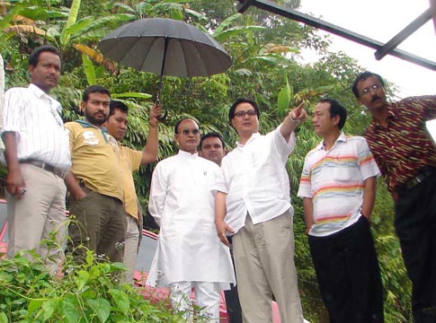 MPs visits NEEPCO hydro-electric project  in Arunachal