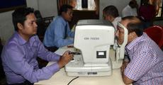 Eye check-up camp concludes at press club
