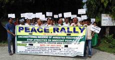 Release arrested teachers unconditionally