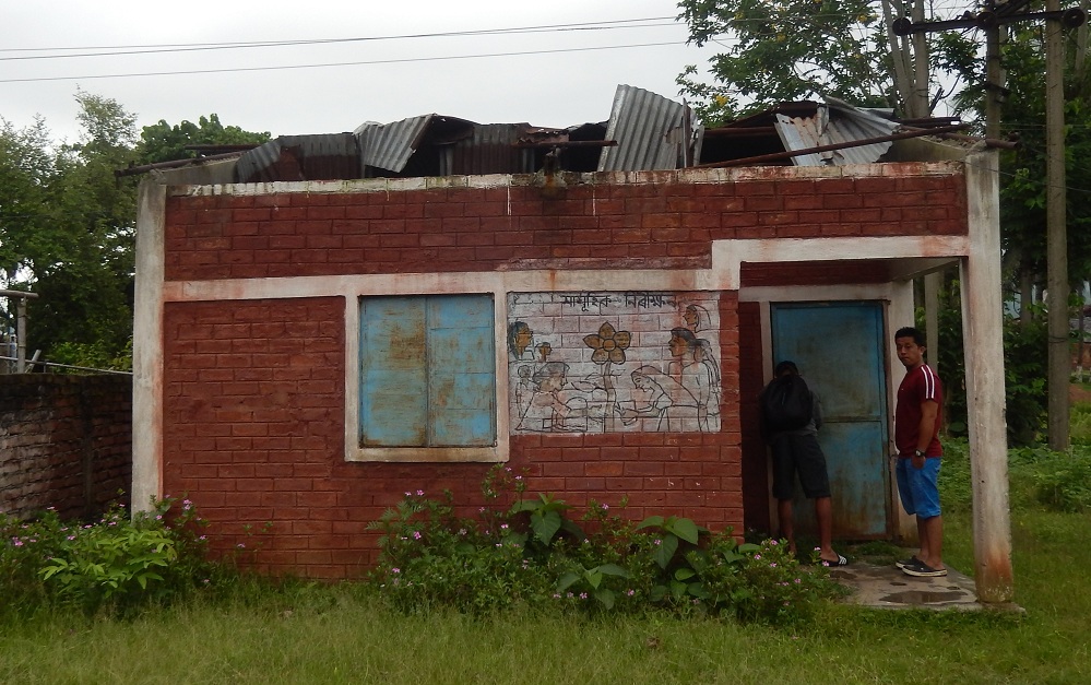 Students contribute towards backward village