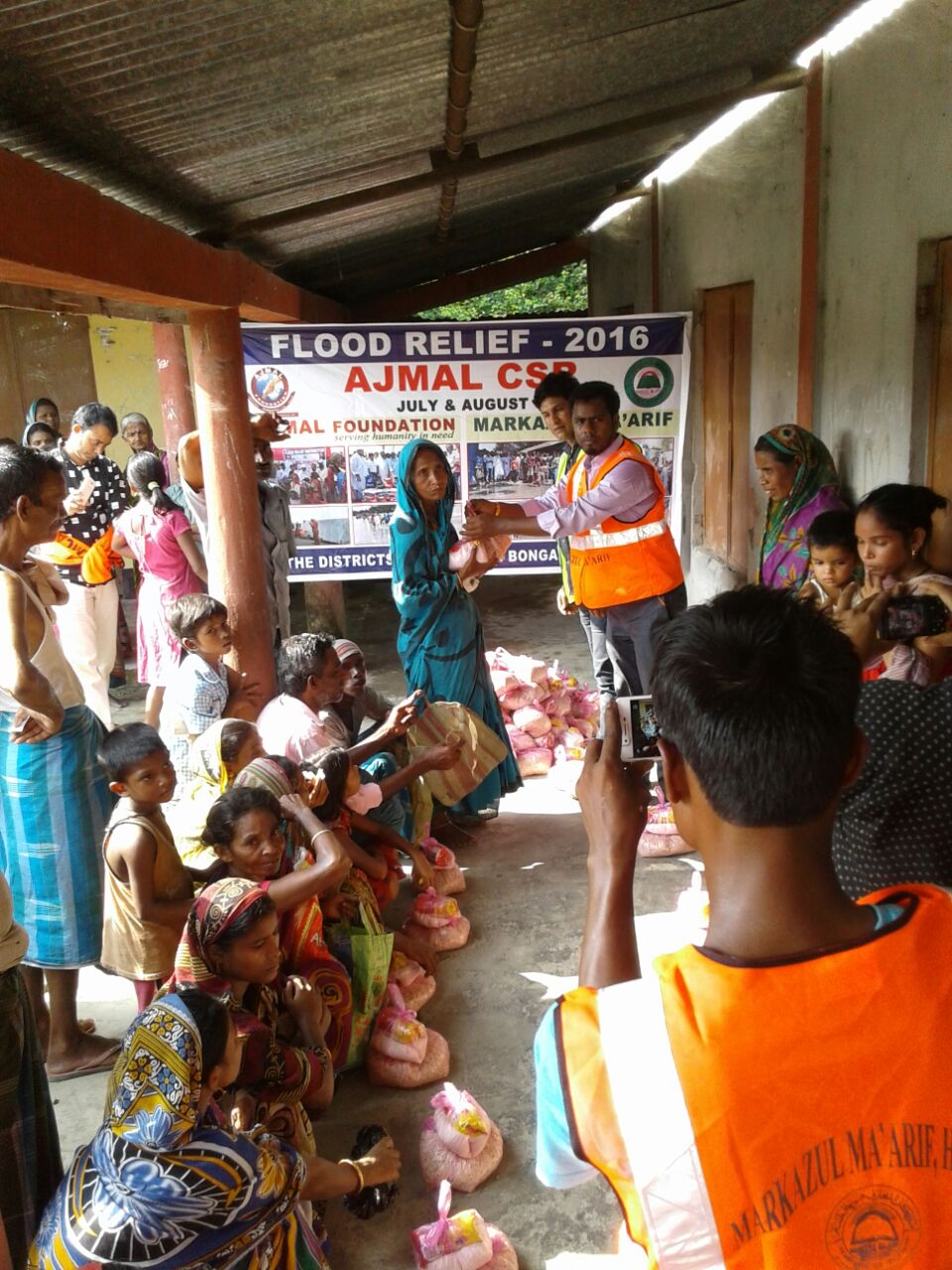 Sigh of relief for flood hit