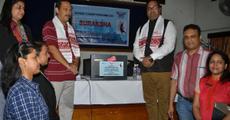 Sanitary napkin-vending machine installed at press club