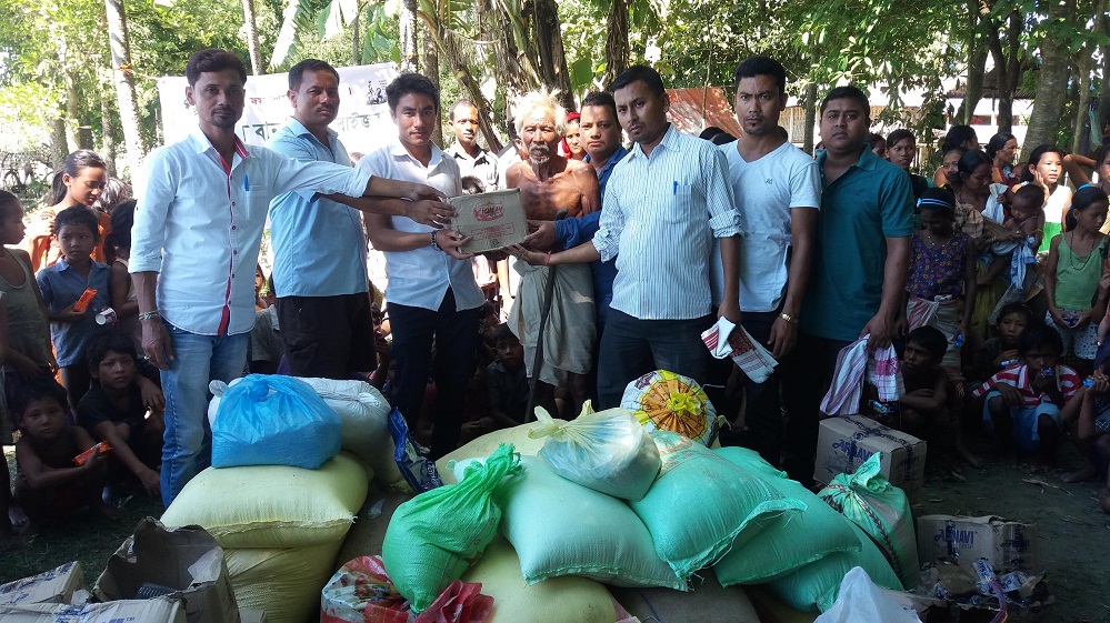 Marginal let up in flood scene