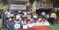 AASAA stages dharna at Jantar Mantar 