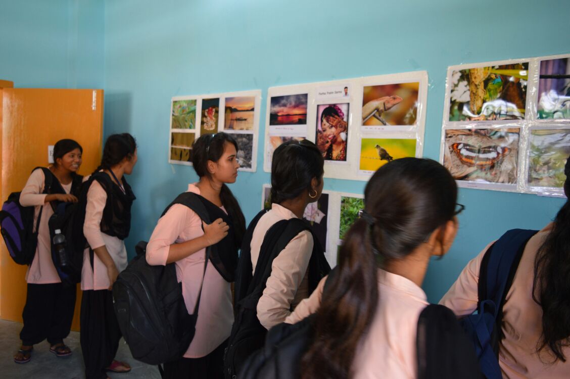 Photo exhibition at Bajali College