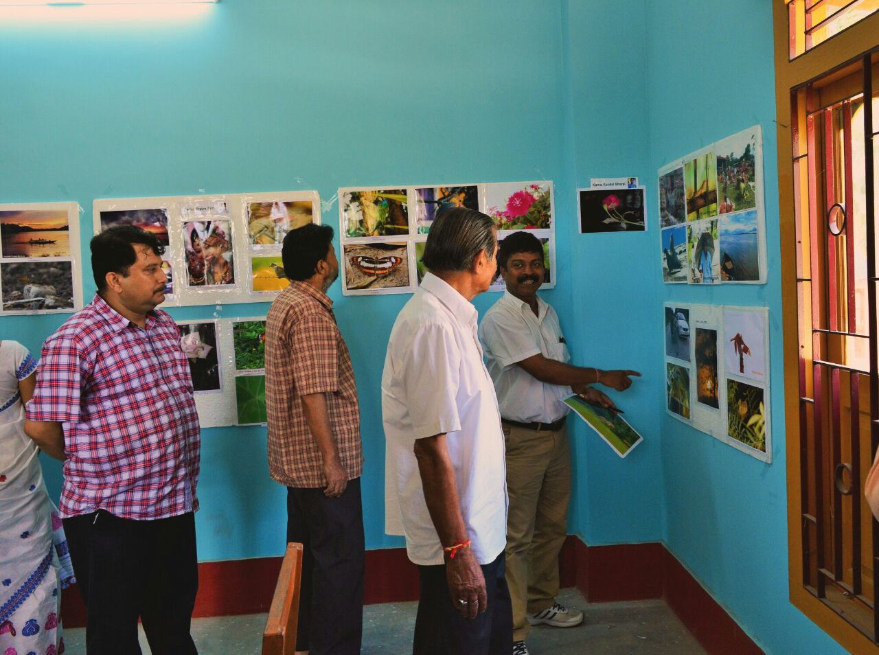 Photo exhibition at Bajali College