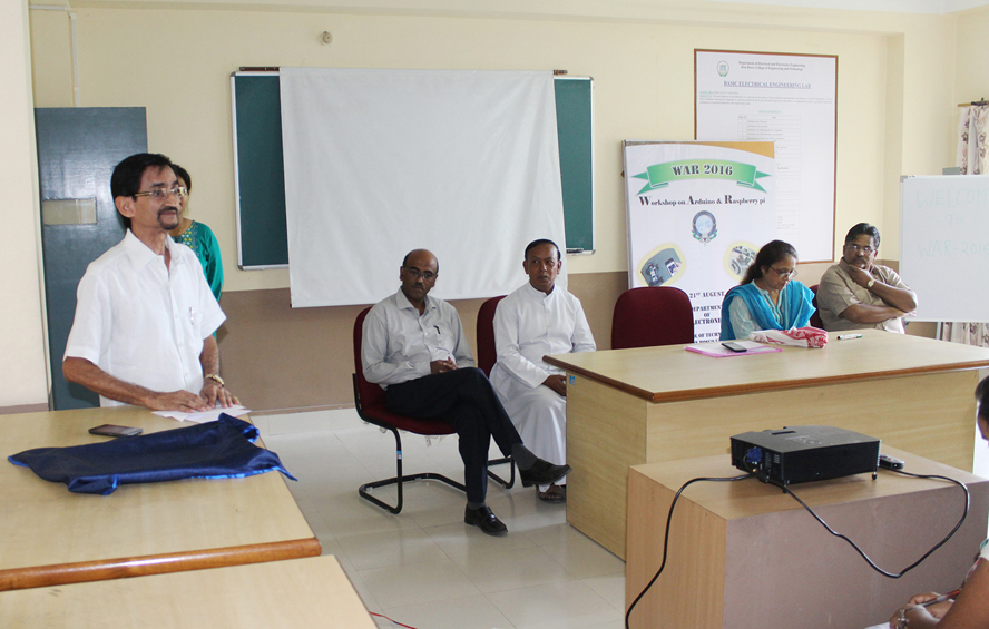 Workshop on Arduino and Raspberry Pi at ADBU