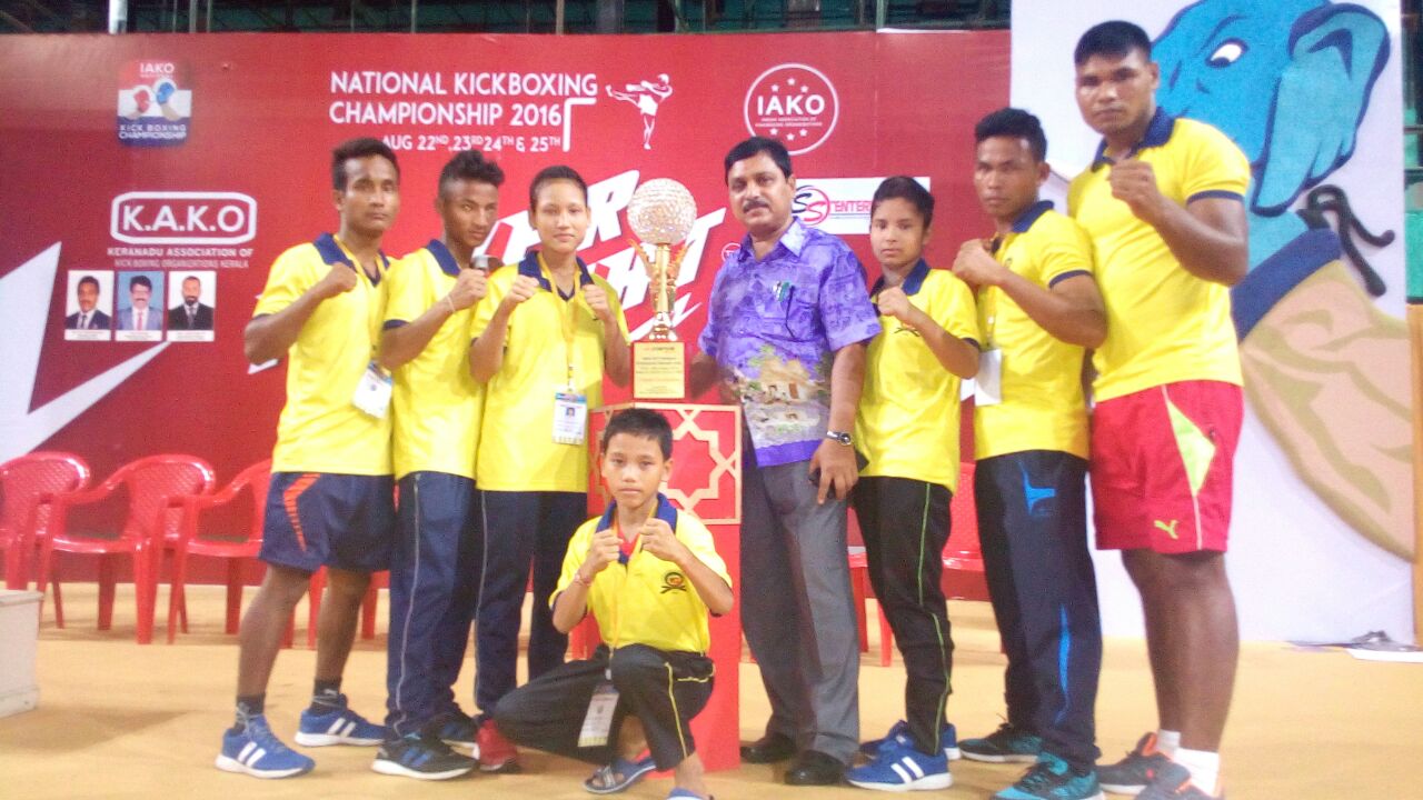 Gold for Kokrajhar Kickboxing players 