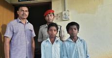 2 childrens rescued at Tangla  railway station