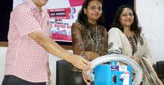 Sanitary napkin destroyer machine