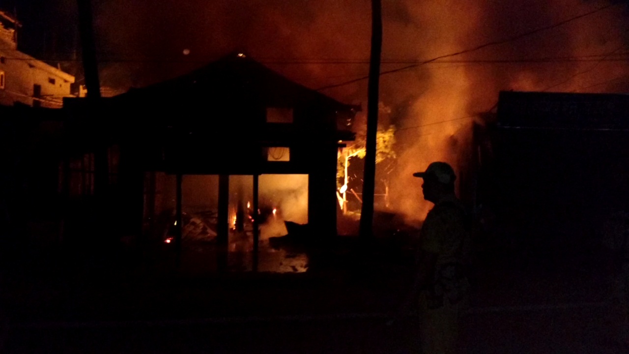 Fire in Pathsala market