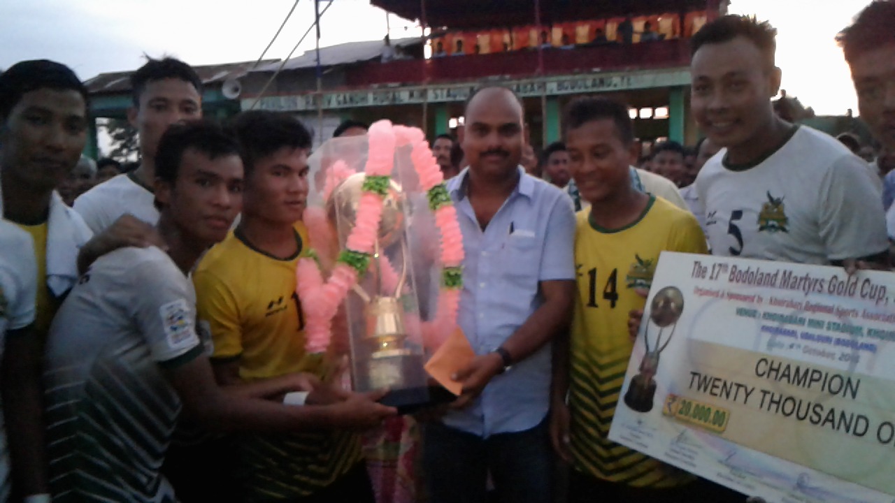 Baarhoonkha Atheletic Club win Bodoland Martyrs Gold Cup